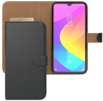 Eazy Case Uni Bookstyle für Xiaomi Mi 9 Lite 6,39 Zoll, Schutzhülle mit Standfunktion Kartenfach Handytasche aufklappbar Etui