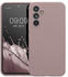 kwmobile Handyhülle kompatibel mit Samsung Galaxy A54 5G Hülle - gummierte Handy Case aus Silikon in Nude Lilac