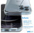 Eazy Case Crystal Case für Apple iPhone 12 / iPhone 12 Pro 6,1 Zoll, Schutzhülle Kameraschutz Silikonhülle Transparent Handyhülle Slimcover