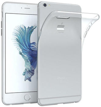 Eazy Case Slimcover Clear für Apple iPhone 6 Plus / 6S+ 5,5 Zoll, durchsichtige Hülle Ultra Dünn Silikon Backcover TPU Telefonhülle Klar