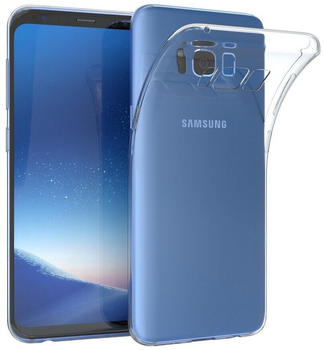 Eazy Case Slimcover Clear für Samsung Galaxy S8 5,8 Zoll, durchsichtige Hülle Ultra Dünn Silikon Backcover TPU Telefonhülle Klar