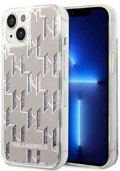 Karl Lagerfeld KLHCP14SLMNMS iPhone 14 6.1 "hardcase silver / silver Liquid Glitter Monogram (iPhone 14)