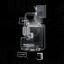 Spigen Schutzhülle Ultra Hybrid Mag mit MagSafe für iPhone 13 Pro, Rauchfarben-Grau (Zero One)