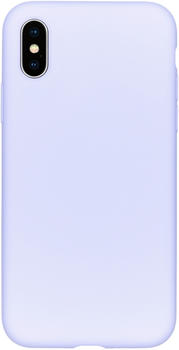 Accezz Apple iPhone Xs,Apple iPhone X Hülle - Silikon - Accezz Soft Case/Backcover - Handyhülle Lila