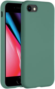 Accezz Apple iPhone SE (2022),Apple iPhone SE (2020),Apple iPhone 8,Apple iPhone 7 Hülle - Silikon - Accezz Soft Case/Backcover - Handyhülle Dunkelgrün