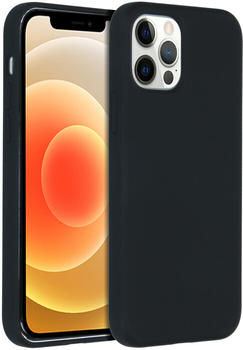 Accezz Apple iPhone 12 Pro Max Hülle - Silikon - Accezz Soft Case/Backcover - Handyhülle Schwarz