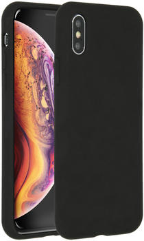 Accezz Apple iPhone Xs,Apple iPhone X Hülle - Silikon - Accezz Soft Case/Backcover - Handyhülle Schwarz