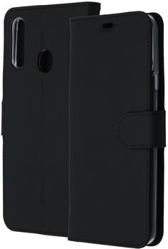Accezz Samsung Galaxy A20s Hülle - Kunstleder - Accezz Klapphülle - Handyhülle Schwarz
