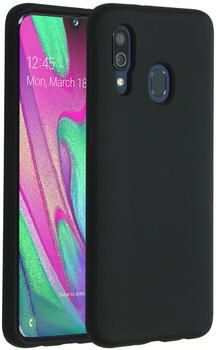 Accezz Samsung Galaxy A40 Hülle - Silikon - Accezz Soft Case/Backcover - Handyhülle Schwarz