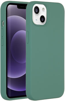 Accezz Apple iPhone 13 Hülle - Silikon - Accezz Soft Case/Backcover - Handyhülle Dunkelgrün