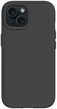 Rhinoshield Apple iPhone 15 Hülle MagSafe - Silikon - RhinoShield Soft Case/Backcover - Handyhülle Schwarz - Shockproof/Stoßfest