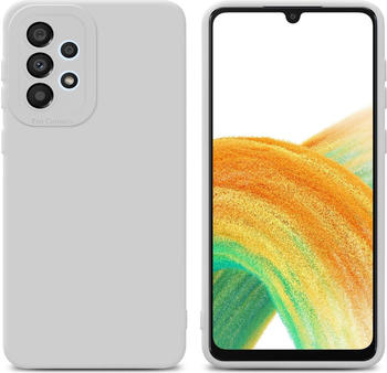 Cadorabo Hülle für Samsung Galaxy A52 (4G / 5G) / A52s im TPU Fluid LM162 Style (Galaxy A52 5G, Galaxy A52, Galaxy A52s), Smartphone Hülle, Weiss