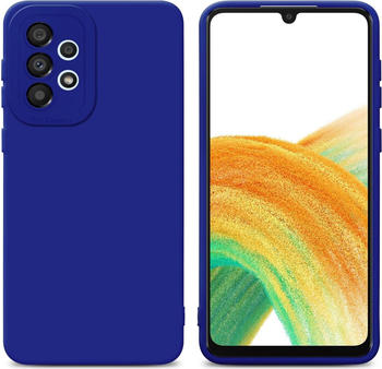 Cadorabo Hülle für Samsung Galaxy A52 (4G / 5G) / A52s im TPU Fluid LM162 Style (Galaxy A52 5G, Galaxy A52, Galaxy A52s), Smartphone Hülle, Blau