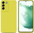 Cadorabo Hülle für Samsung Galaxy S22 PLUS im TPU Fluid LM162 Style (Galaxy S22+), Smartphone Hülle, Gelb