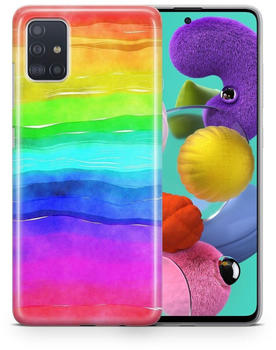 König Design Handyhülle Schutzhülle für Samsung Galaxy S20 FE Case Cover Tasche Bumper Etuis TPU Samsung Galaxy S20 FE Regenbogen