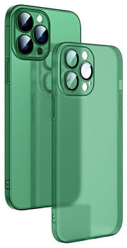 König Design Handyhülle für Apple iPhone 12 13 14 Pro Max mini Plus Case Cover Kameraschutz, Farbe:Grün, Modell wählen:Apple iPhone 14 Pro