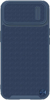 Nillkin Textured S Case für iPhone 14 Plus Armored Case mit blauer Kameraabdeckung (für iPhone 14 Plus) Blau