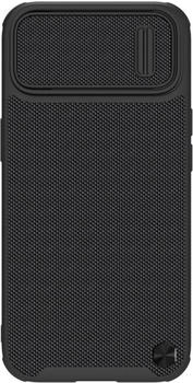Nillkin Textured S Case iPhone 14 Plus armored case with camera cover black (für iPhone 14 Plus) Schwarz