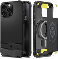 Spigen ACS06561, Spigen Rugged Armor MagSafe - matte black - iPhone 15 Pro Max
