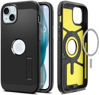 Spigen Rugged Armor Pro mit MagSafe H&uuml;lle f&uuml;r iPhone 15 - Schwarz TPU Polycarbonat