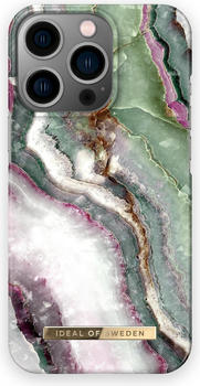 iDeal of Sweden Designer-Cover Northern Lights (iPhone 14 Pro) Grün, Violett, Weiss