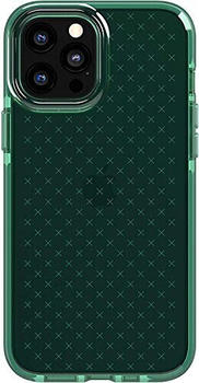Tech 21 T21-8396 Evo Check Schutzhülle für Apple iPhone 12 Pro Max 5G - Keimbekämpfung, antimikrobielle Handyhülle mit 3,6 m Fallschutz, Mitternachtsgrün