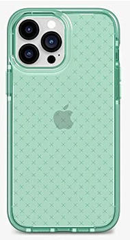 Tech 21 T21-8969 Evo Check for iPhone 13 Pro Max - Ultra-Protective Phone Case with 16ft Multi-Drop Protection Green