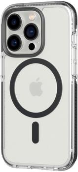 Tech 21 T21-9712 - Evo Crystal MagSafe iPhone 14 Pro Cover - Clear/Graphite Black