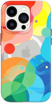 Tech 21 T21-9926 iPhone 14 Pro Evo Art kompatibel mit MagSafe - Schutzhülle exklusivem Kunstwerk, Kratzfestigkeit & 3, 6 m Multi-Drop Schutz, T21-9926, Multi Geo
