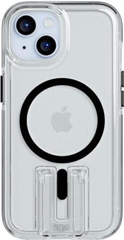 Tech 21 T21-10471 Evo Crystal Kick Hülle für iPhone 15 Plus - Kompatibel mit MagSafe - Aufprallschutz Hülle - Klar/Schwarz
