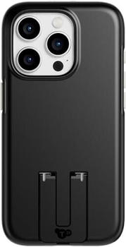 Tech 21 T21-10261 Evo Crystal Kick Hülle für iPhone 15 Pro - Kompatibel mit MagSafe - Impact Protection Case - Obsidian Black