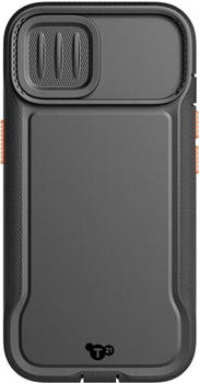 Tech 21 T21-10270 Evo Max Hülle für iPhone 15 Pro - Kompatibel mit MagSafe - Aufprallschutz Hülle - Schlüsselbänder enthalten - Schwarz