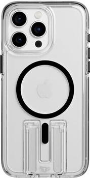 Tech 21 T21-10484 Evo Crystal Kick Hülle für iPhone 15 Pro Max - Kompatibel mit MagSafe - Aufprallschutz Hülle - Klar/Schwarz