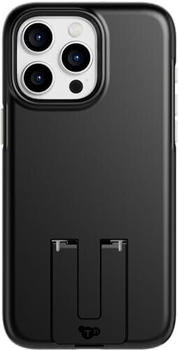 Tech 21 T21-10307 Evo Crystal Kick Hülle für iPhone 15 Pro Max - Kompatibel mit MagSafe - Impact Protection Case - Obsidian Black