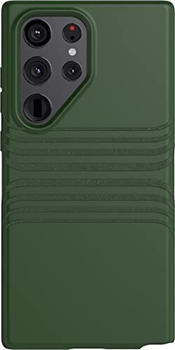 Tech 21 T21-10109 Evo Tactile Schutzhülle für Samsung Galaxy S23 Ultra, 4,8 m Fallschutz, Erdgrün