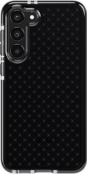 Tech 21 T21-10093 Evo Check für Samsung Galaxy S23 Plus - Smokey Black 16 Fuß Fallschutz Stoßfest Stoßfest und Kratzfest Handyhülle