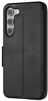 Tech 21 T21-10417 EvoLite Schutzhülle für Galaxy S23-3 mit Kartenschlitzen, Aufprallschutz, Schwarz