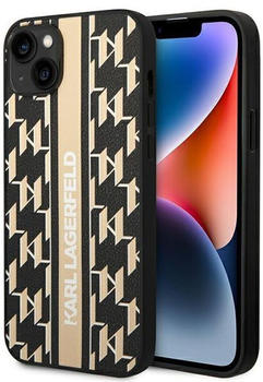 Karl Lagerfeld KLHCP14MPGKLSKW iPhone 14 Plus 6,7" hardcase brązowy/brown Monogram Stripe (iPhone 14 Plus) Braun