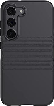 Tech 21 T21-10090 Evo Tactile Schutzhülle für Samsung Galaxy S23, mit Fallschutz, 4,88 m, Schwarz