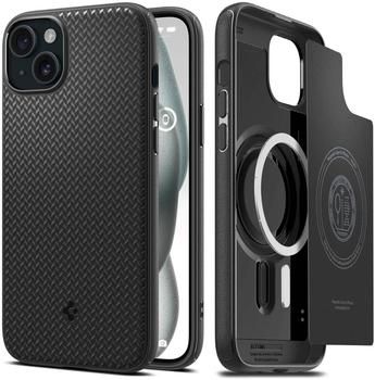 Spigen Mag Armor MagSafe Matte Black Cover f&uuml;r iPhone 15