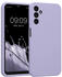 kwmobile Handyhülle kompatibel mit Samsung Galaxy A14 5G Hülle - gummierte Handy Case aus Silikon in Lavendel