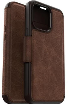 OtterBox Strada Folio MagSafe Case (iPhone 15 Pro Max) Espresso