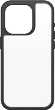 OtterBox React (iPhone 15 Pro), Smartphone Hülle, Schwarz, Transparent