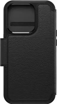 OtterBox Strada Folio mit MagSafe (iPhone 15 Pro), Smartphone H&uuml;lle, Schwarz