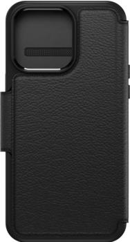 OtterBox Strada Folio mit MagSafe (iPhone 15 Pro Max), Smartphone Hülle, Schwarz