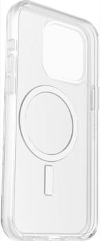 OtterBox Symmetry Clear mit MagSafe + Premium Glass Antimicrobial (iPhone 15 Pro Max), Smartphone Hülle, Transparent
