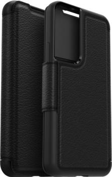 OtterBox Strada Folio (Galaxy S22), Smartphone Hülle, Schwarz