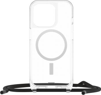 OtterBox 77-93573 React Necklace - MagSafe Smartphone Hülle mit Kette (iPhone 15 Pro), Smartphone Hülle, Transparent