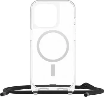 OtterBox 77-93573 React Necklace - MagSafe Smartphone H&uuml;lle mit Kette (iPhone 15 Pro), Smartphone H&uuml;lle, Transparent