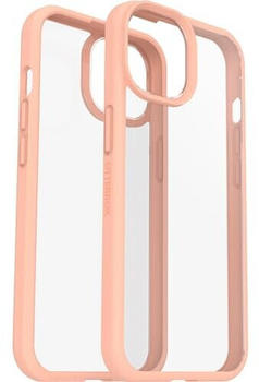 OtterBox Sleek Hülle für iPhone 15, stoßfest, sturzsicher, ultraschlank, schützende Hülle, Getestet nach Militärstandard, Transparent/Pfirsich
